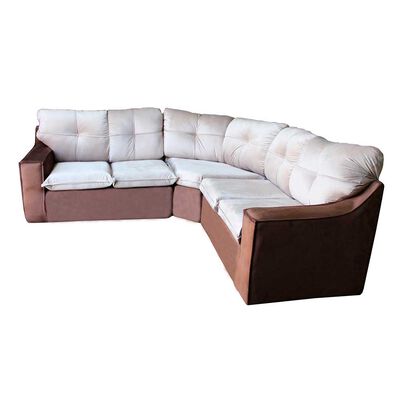 Imagen 1 del producto Sofá Secccional Muebles MYM Evelin 4 Cuerpos Beige Café