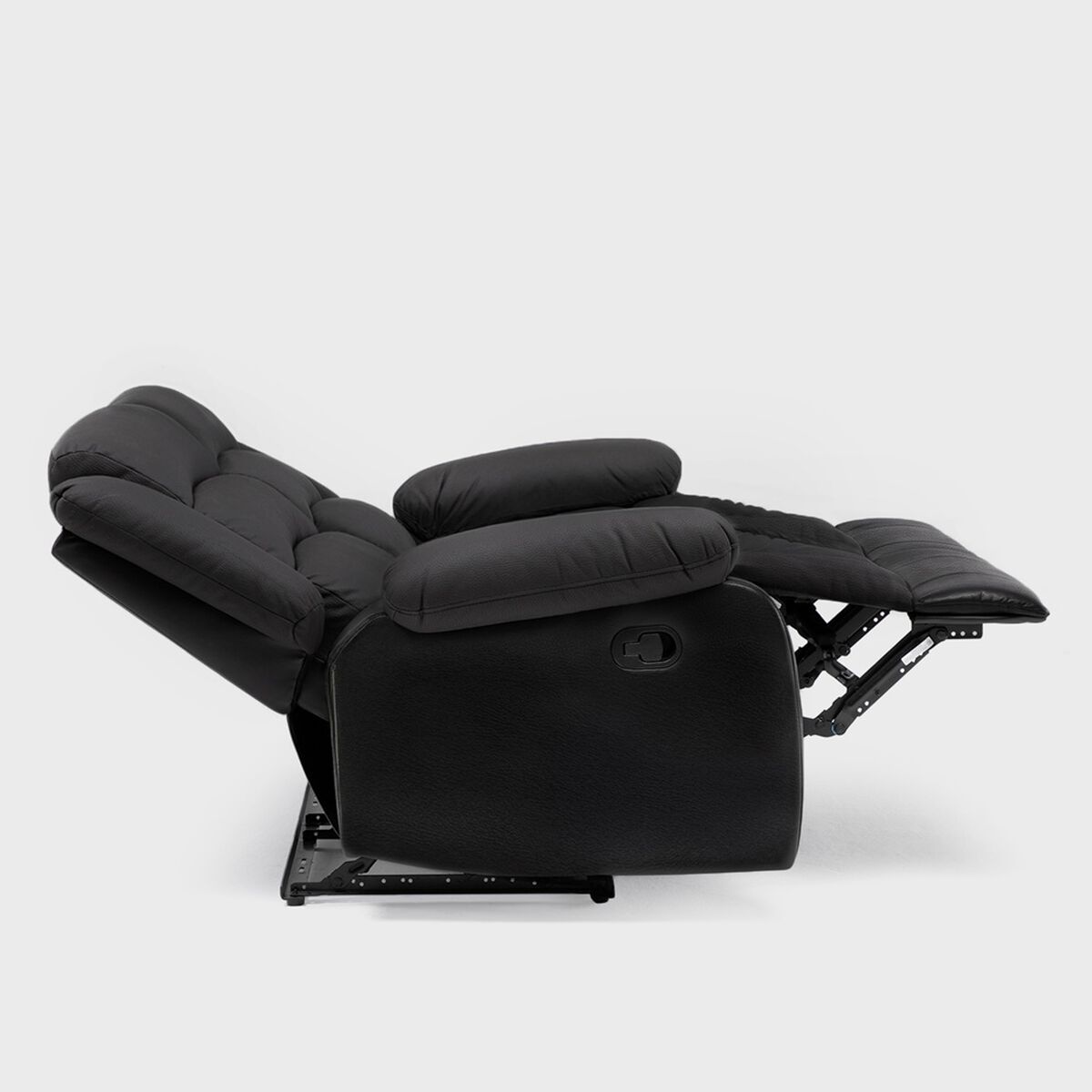 Sofá Daniels 8041LFFBK 2 Cuerpos Negro