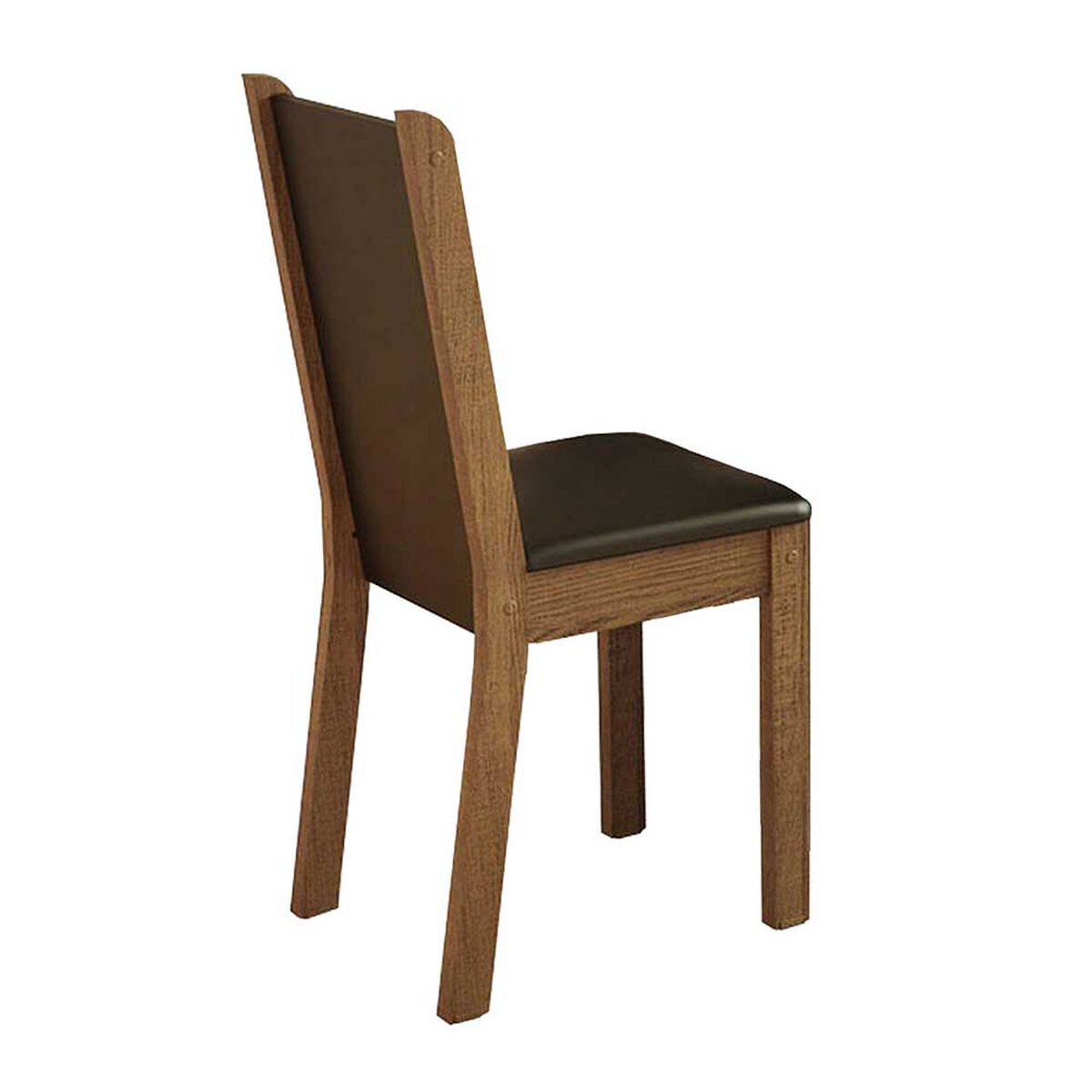 Juego de Comedor Vekkahome John 4 Sillas Café