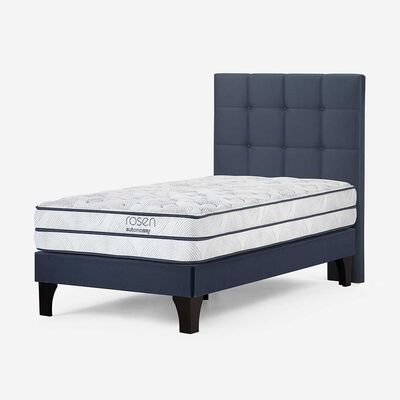 Imagen 2 del producto Cama Europea Rosen 1,5 Plazas Autonomy Sky + Respaldo