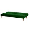 Futón Latam Home Turin Velvet 3 Cuerpos Verde