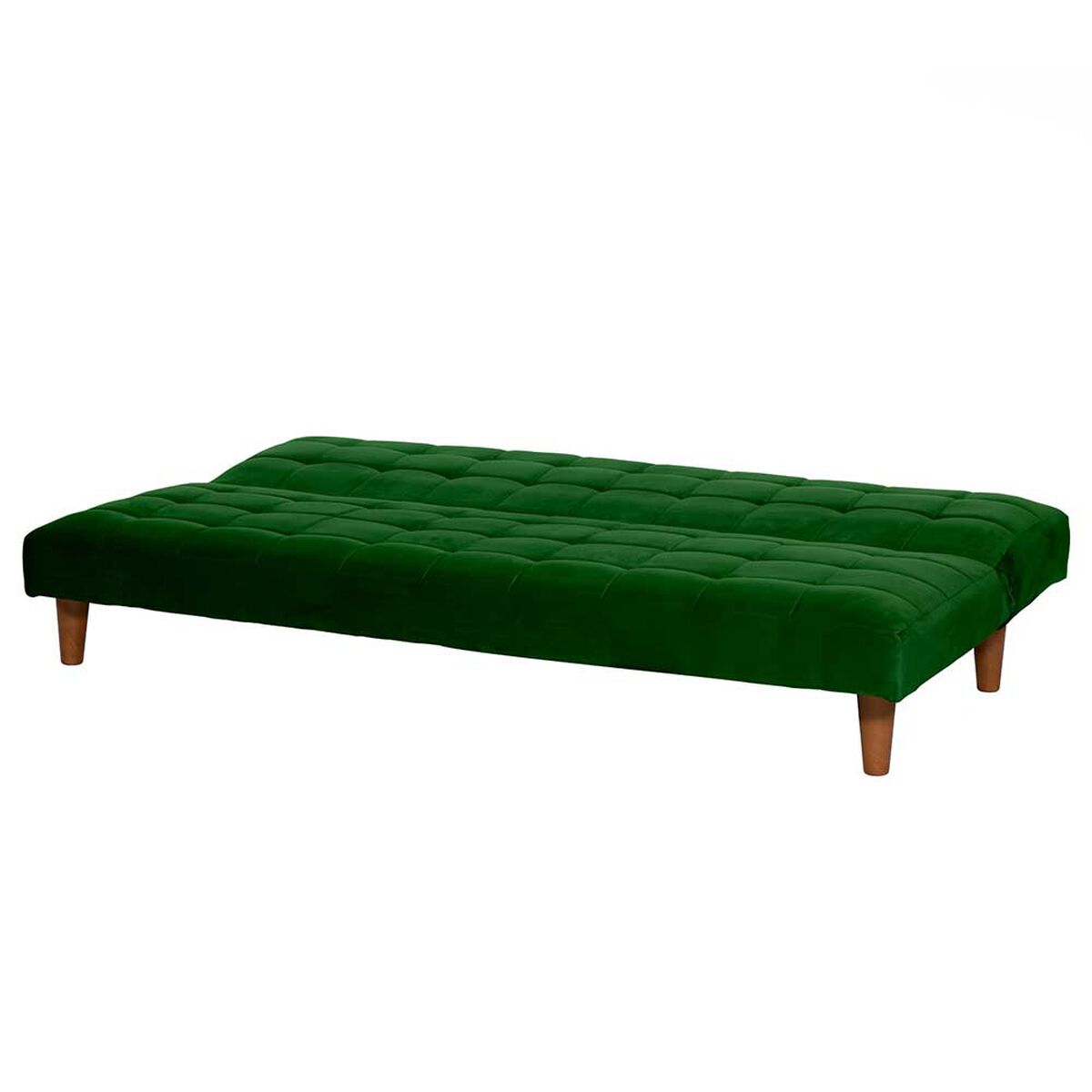 Futón Latam Home Turin Velvet 3 Cuerpos Verde