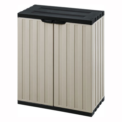 Armario Rimax Multiuso Mediano Beige Negro