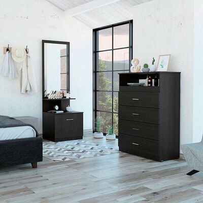 Imagen 2 del producto Cómoda + Velador Multifuncional TuHome Z-54R Dreams 11