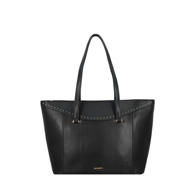 Cartera Tote Secret Provenza FW25 L Negro