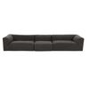 Seccional CIC Relax Sillón 1 Cuerpo + Dos Sofás 2 Cuerpos Gris