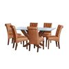 Juego de Comedor Latam Home Alicante 6 Sillas Tabaco