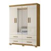 Closet Amuv Closet 4 Puertas Blanco