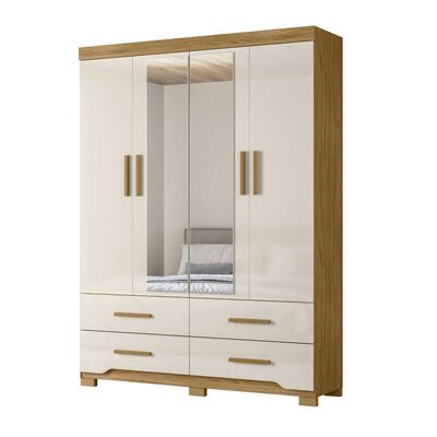 Closet Amuv Closet 4 Puertas Blanco