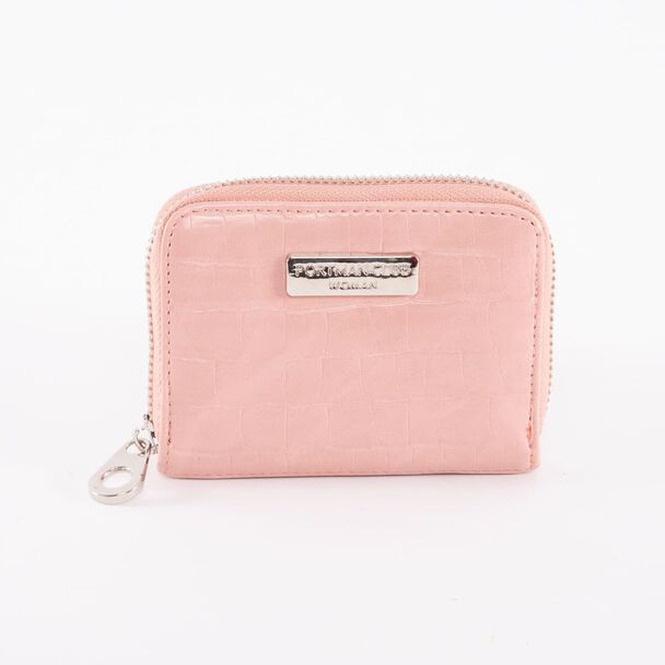 Billetera Piton Rosada Eco Cuero Mujer Portman Club