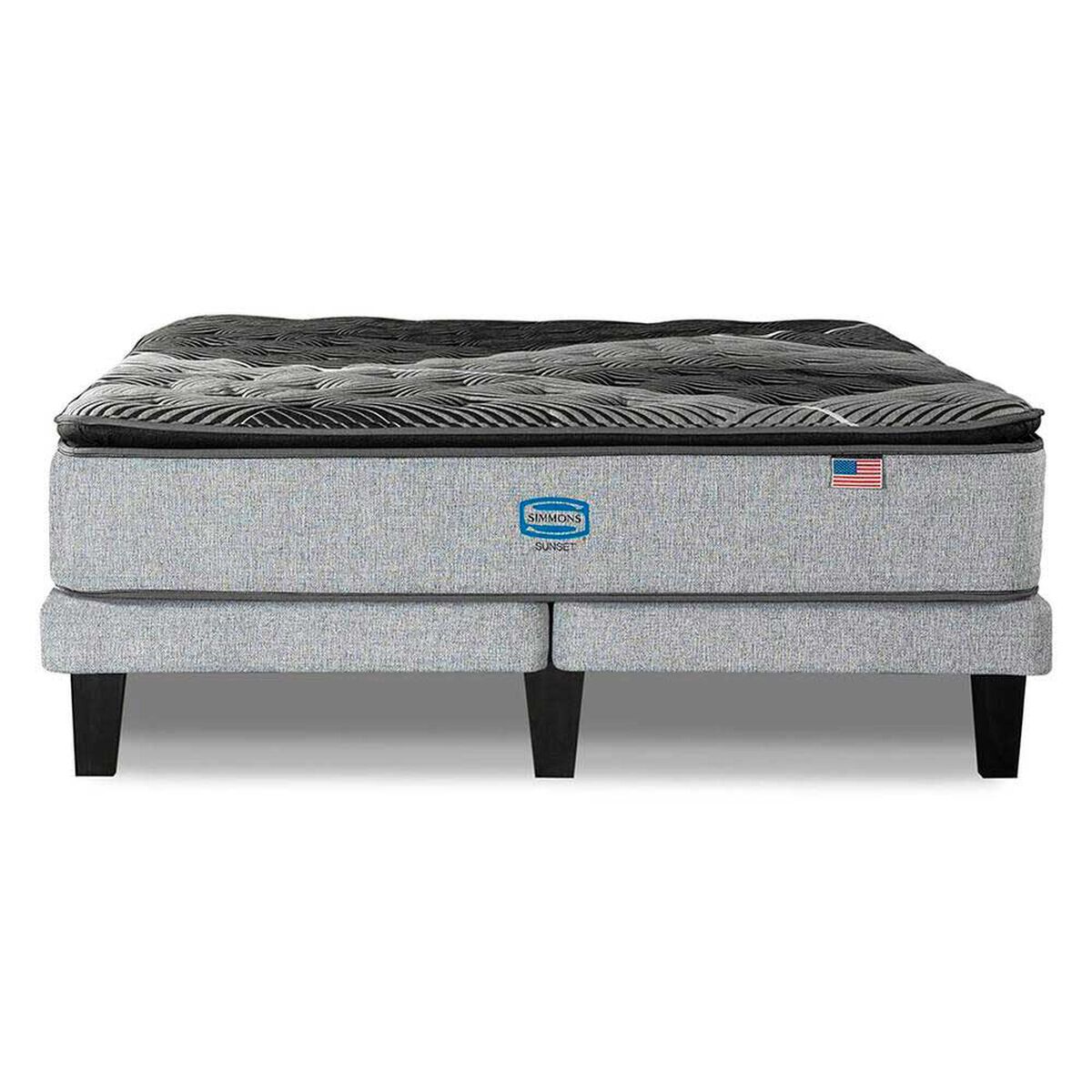 Cama Europea Simmons 2 Plazas  Sunset
