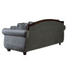 Sof&aacute; Tela Soft Velvet Latam Home Catania 3 Cuerpos