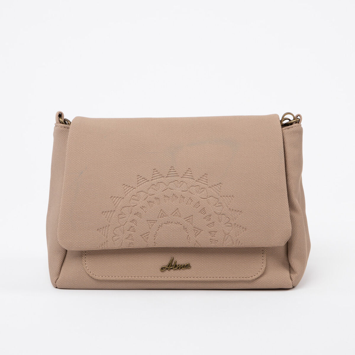 Bolso Ecocuero Beige Alma