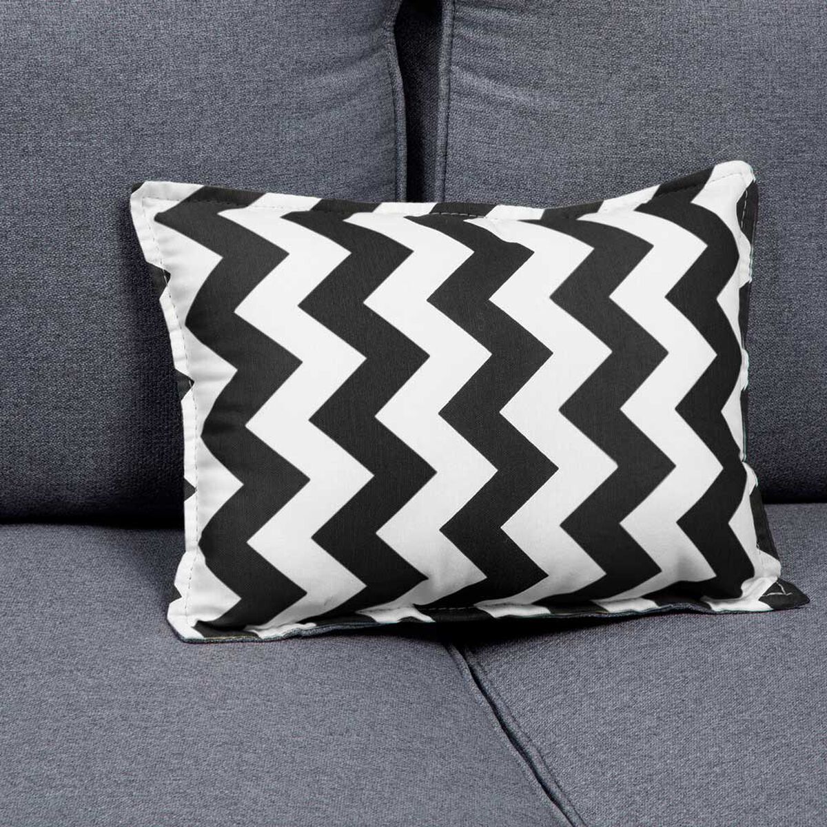 Juegos de Living Mons Sicilia Sof&aacute; 3 Cuerpos + Sof&aacute; 2 Cuerpos Gris