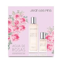 Set Fragancia Jean Les Pins Agua de Rosa EDT + Miniatura