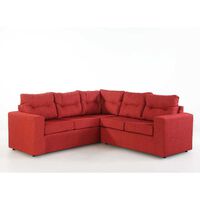 Sofá Seccional Kea Liverpool 5 Cuerpos Cañamazo Terracota