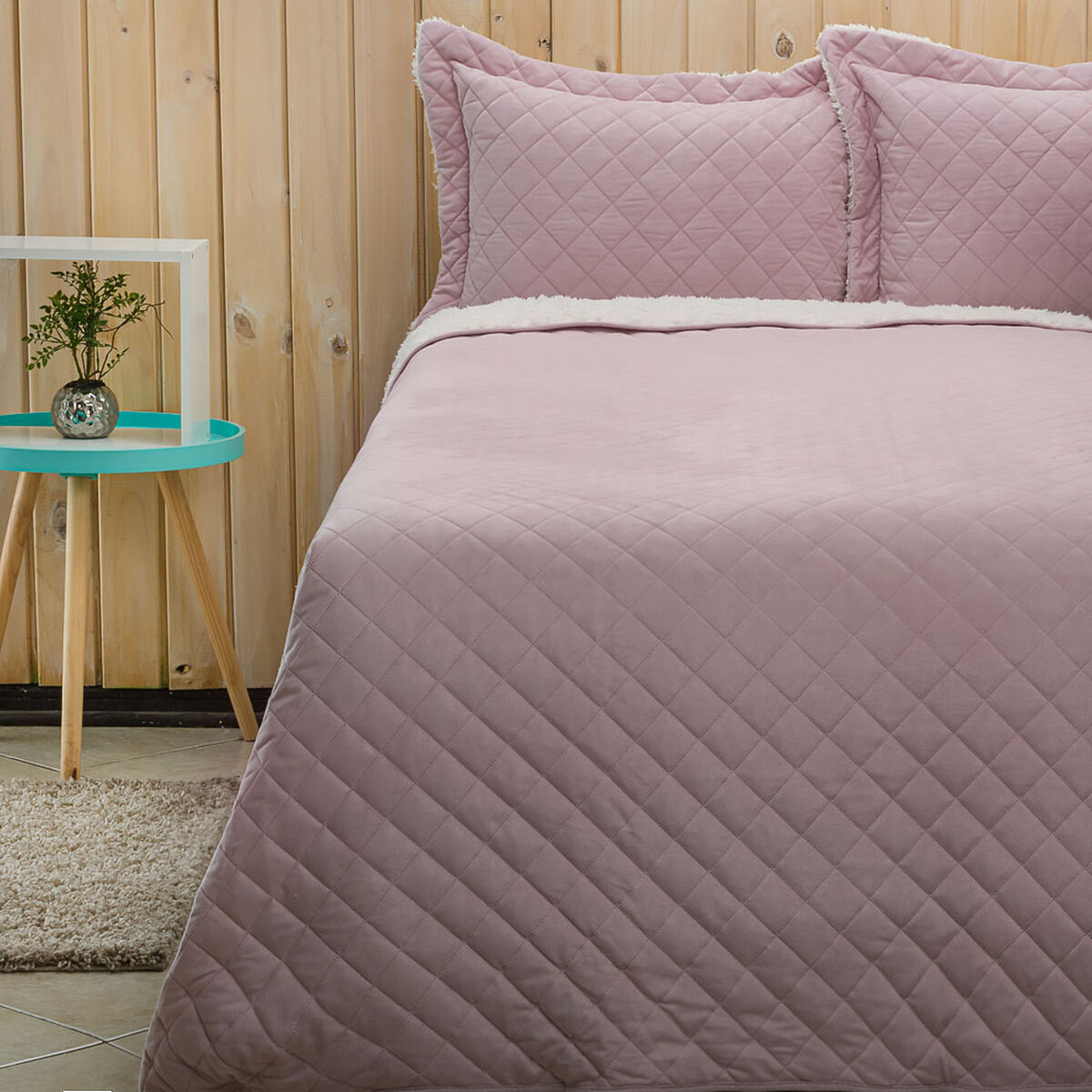 Cubrecama Dreams 2 Plazas Mauve