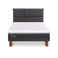 Cama Europea CIC 2 Plazas Ortopedic Advance + Respaldo Torino