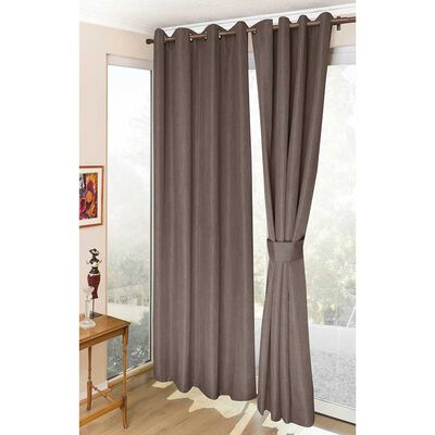 Imagen 1 del producto Juego de Cortina Doral Melbourne 140x220 cm Café