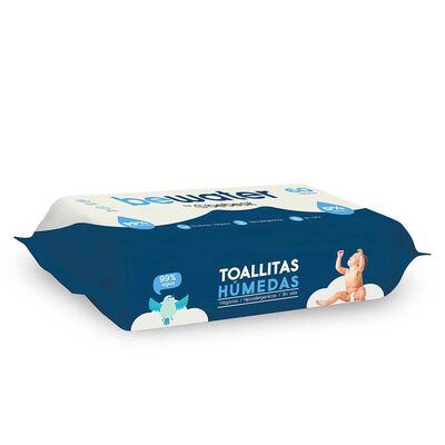 Imagen 2 del producto Wipes Toallas Húmedas BeWater Bebesit - Caja 12x60 unidades Bebesit