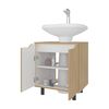 Mueble para Lavamanos Tuhome Marlo Fresno Europeo Blanco