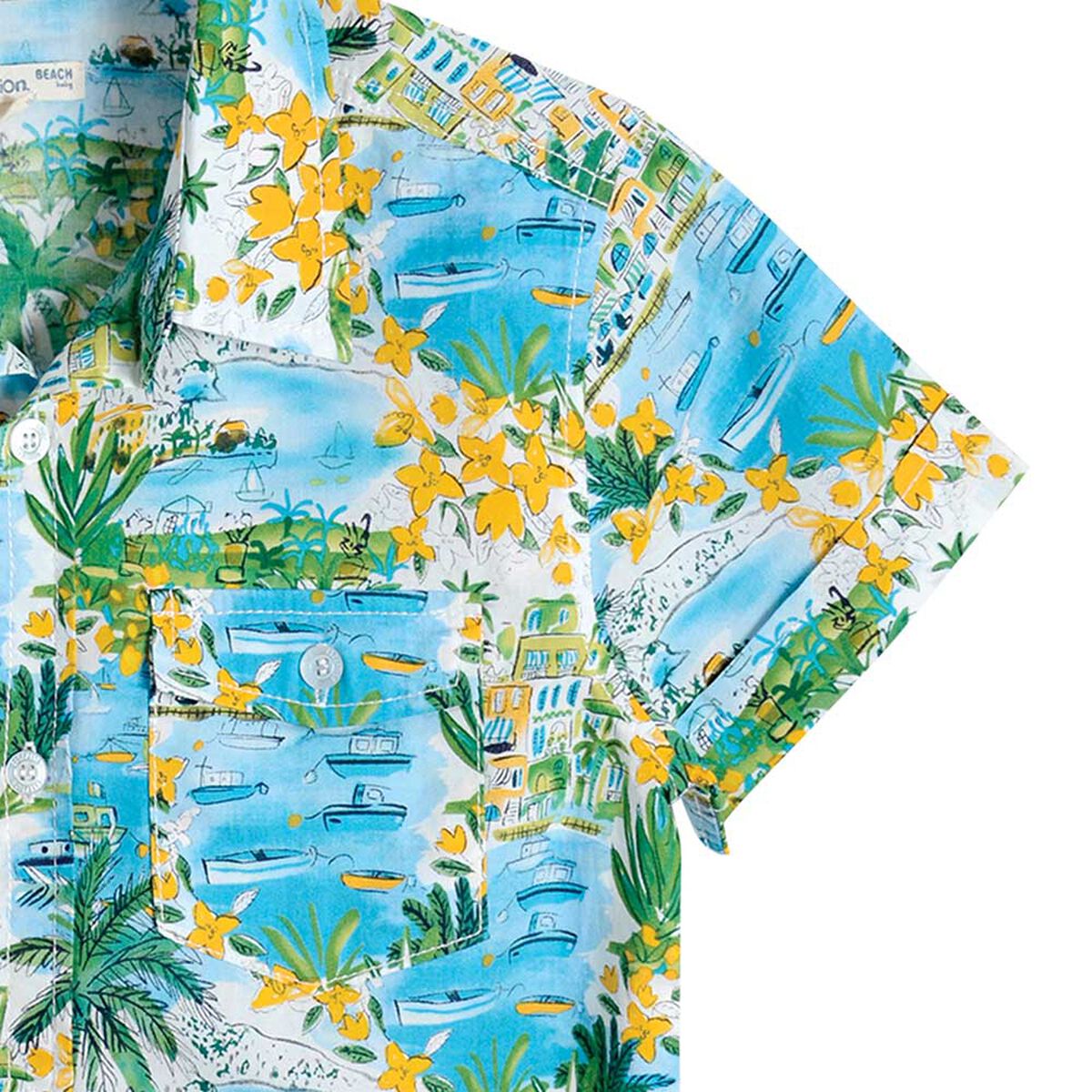 Camisa de Algodón Tropical Niño Exception