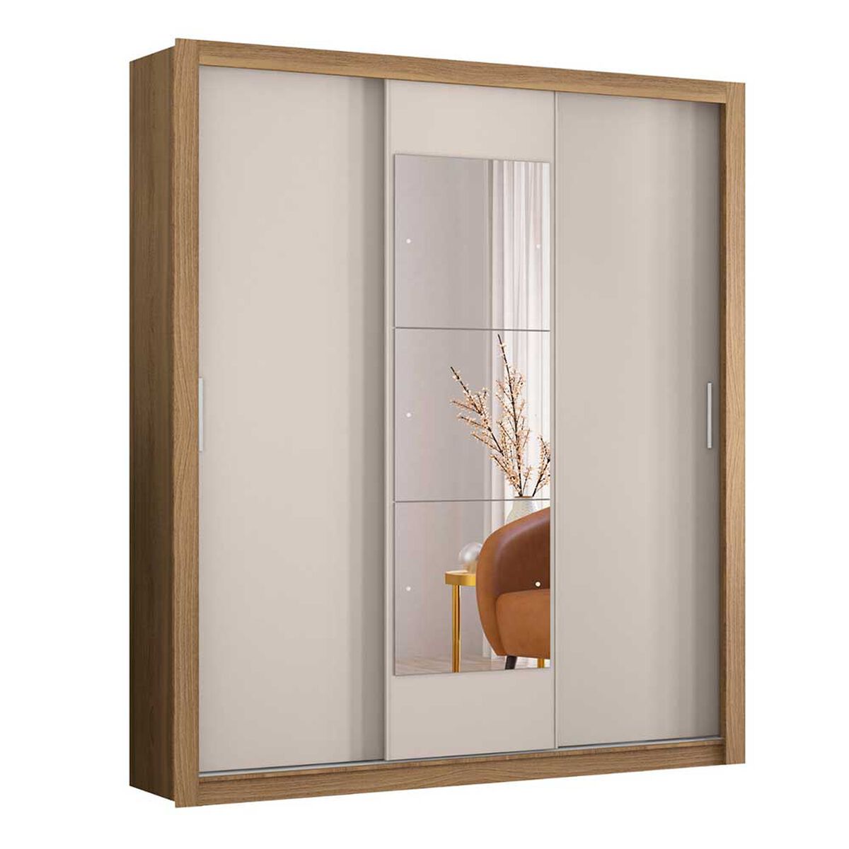 Clóset Onessta Vero 3 Puertas 2 Cajones Beige