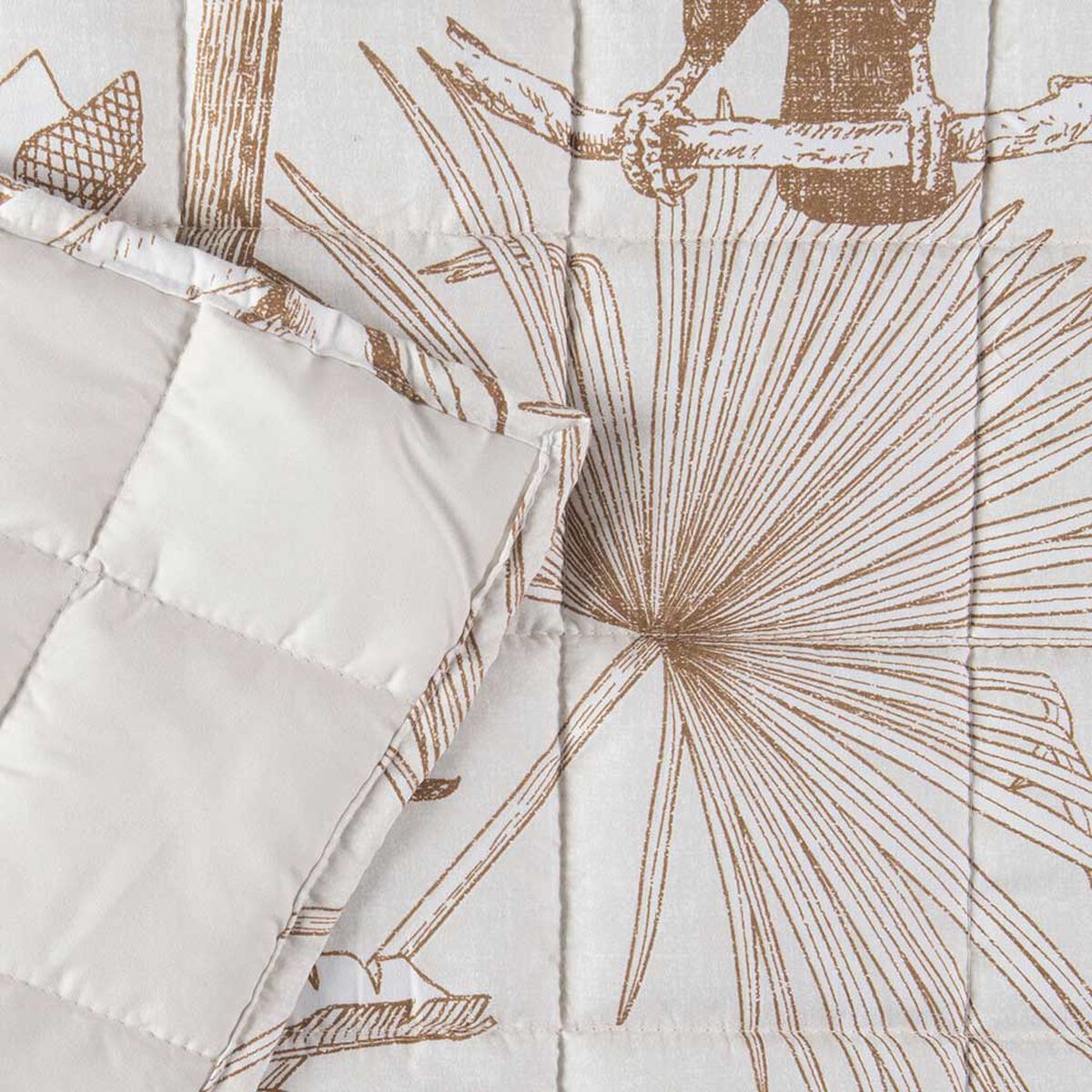 Quilt SoHome 2 Plazas Birds Camel