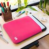 Kit Funda Reversible para Notebook Urbano 14" Rosado/Negro + Mouse Inalámbrico