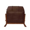 Pouf Latam Home Marsella Cuero Kentucky Café Moro