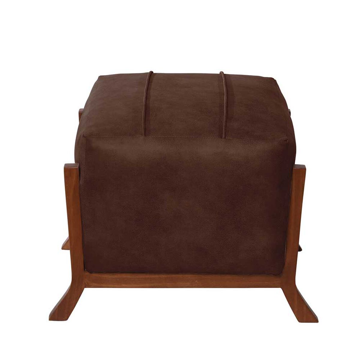 Pouf Latam Home Marsella Cuero Kentucky Café Moro