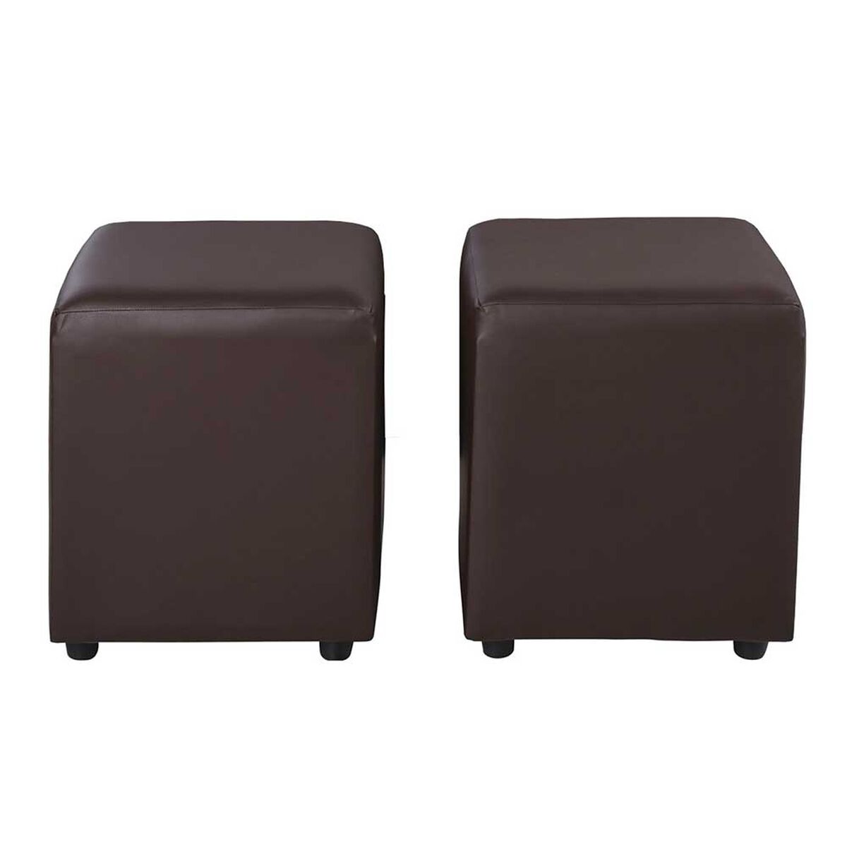 Pouf Bodevir Cali PU Chocolate 