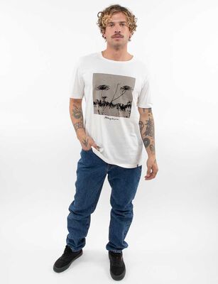 Imagen 2 del producto Polera Estampada Manga Corta Hombre Ypsd Blanco