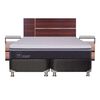 Box Spring CIC Base Dividida King Ortopedic Advance + Respaldo + 2 Veladores