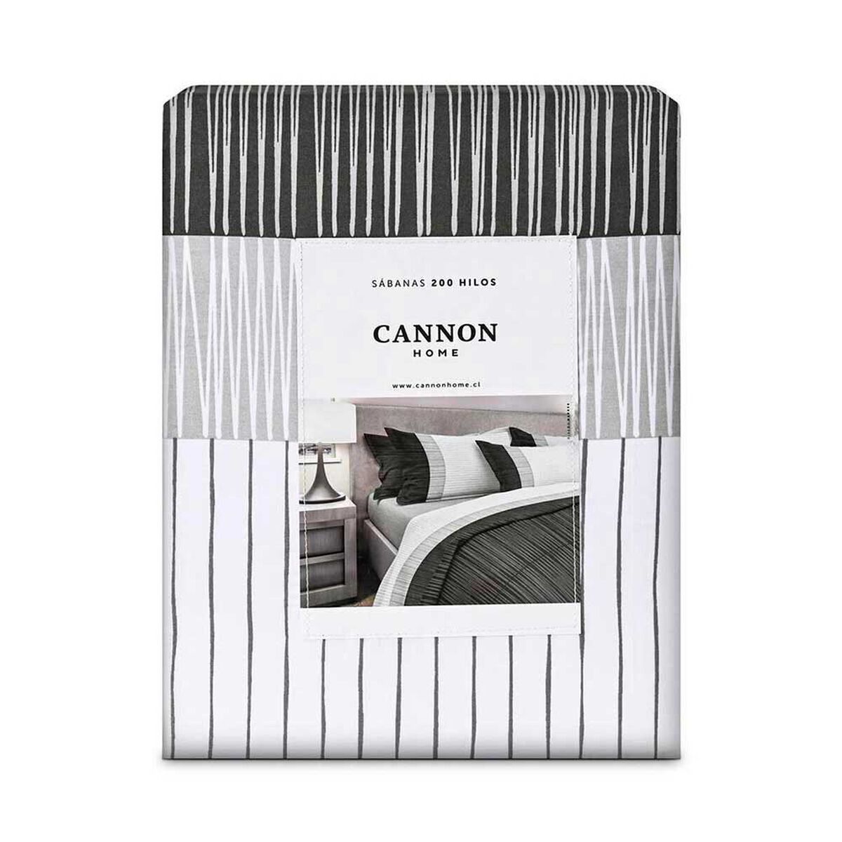 Juego de S&aacute;banas Estampado Cannon 200 Hilos King Marker