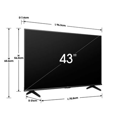 Imagen 2 del producto Smart TV LED 43"" Hisense 4K UHD 43A6N