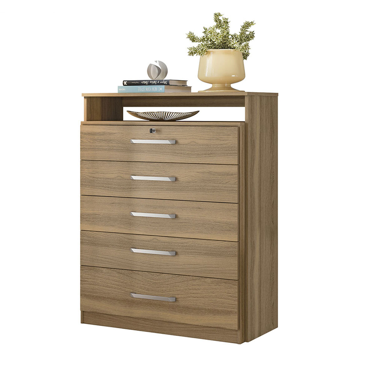 C&oacute;moda Favatex Kassandra 5 Cajones