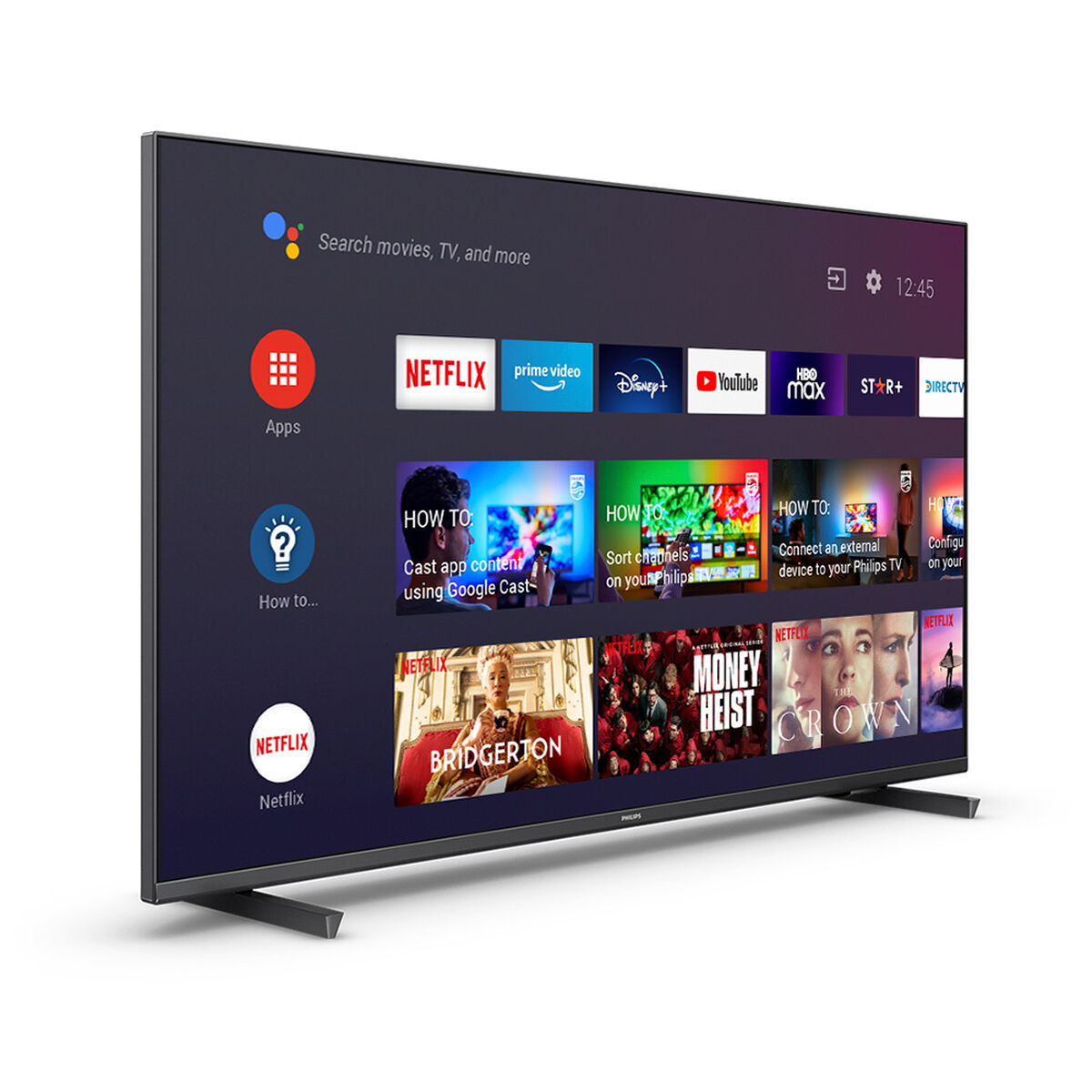 LED 75” Philips Ambilight 75PUD7906 Android Smart TV 4K UHD