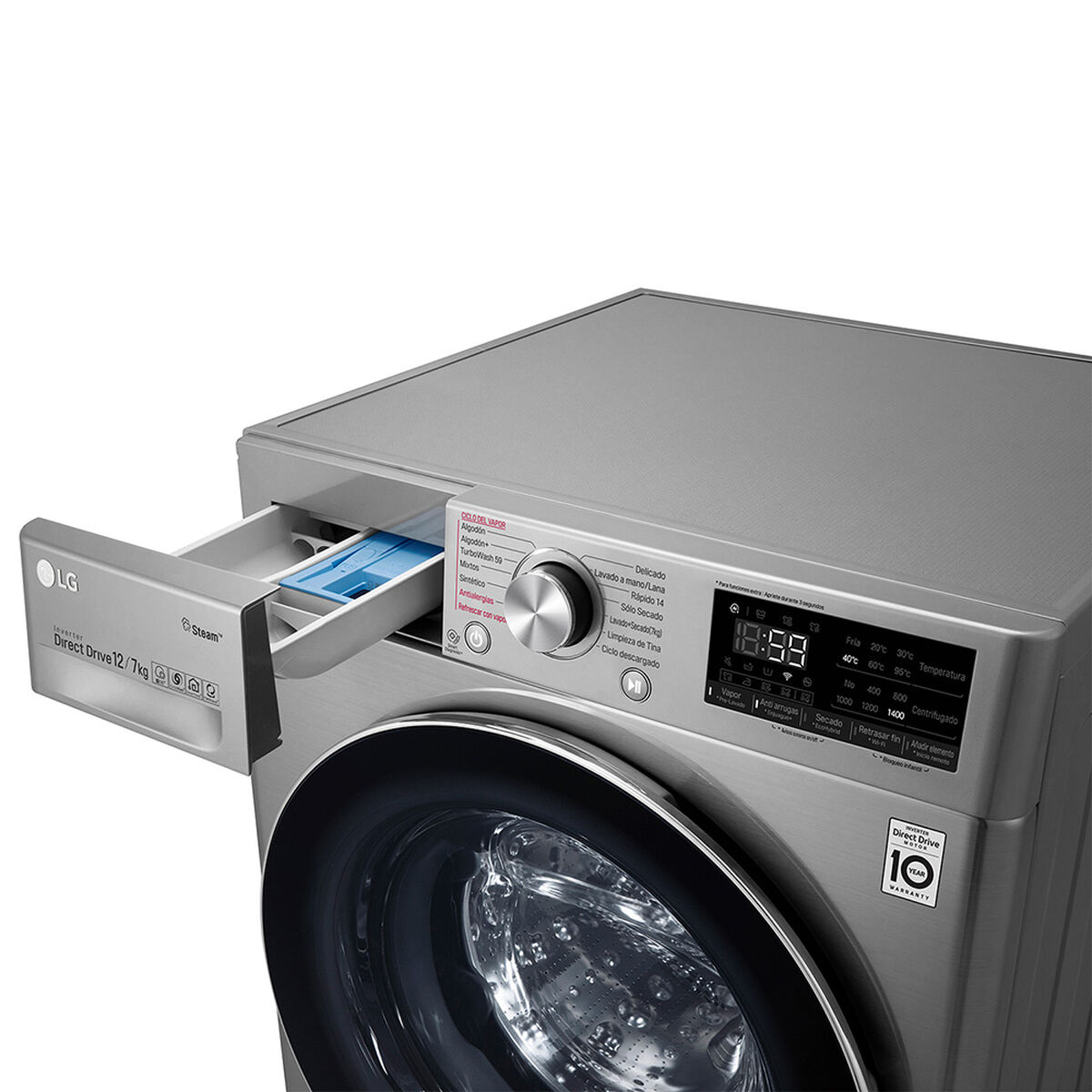 Lavadora Secadora LG WD12VVC3S6 12/7 kg.