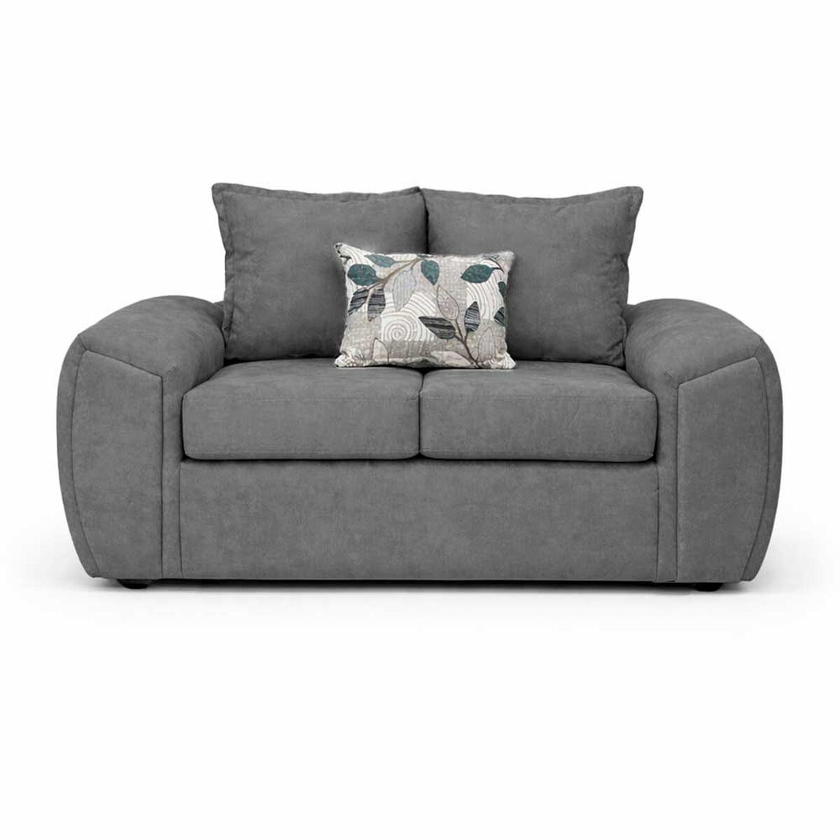 Juego de Living Elegant Detail New Houston 3-2 Cuerpos Gris