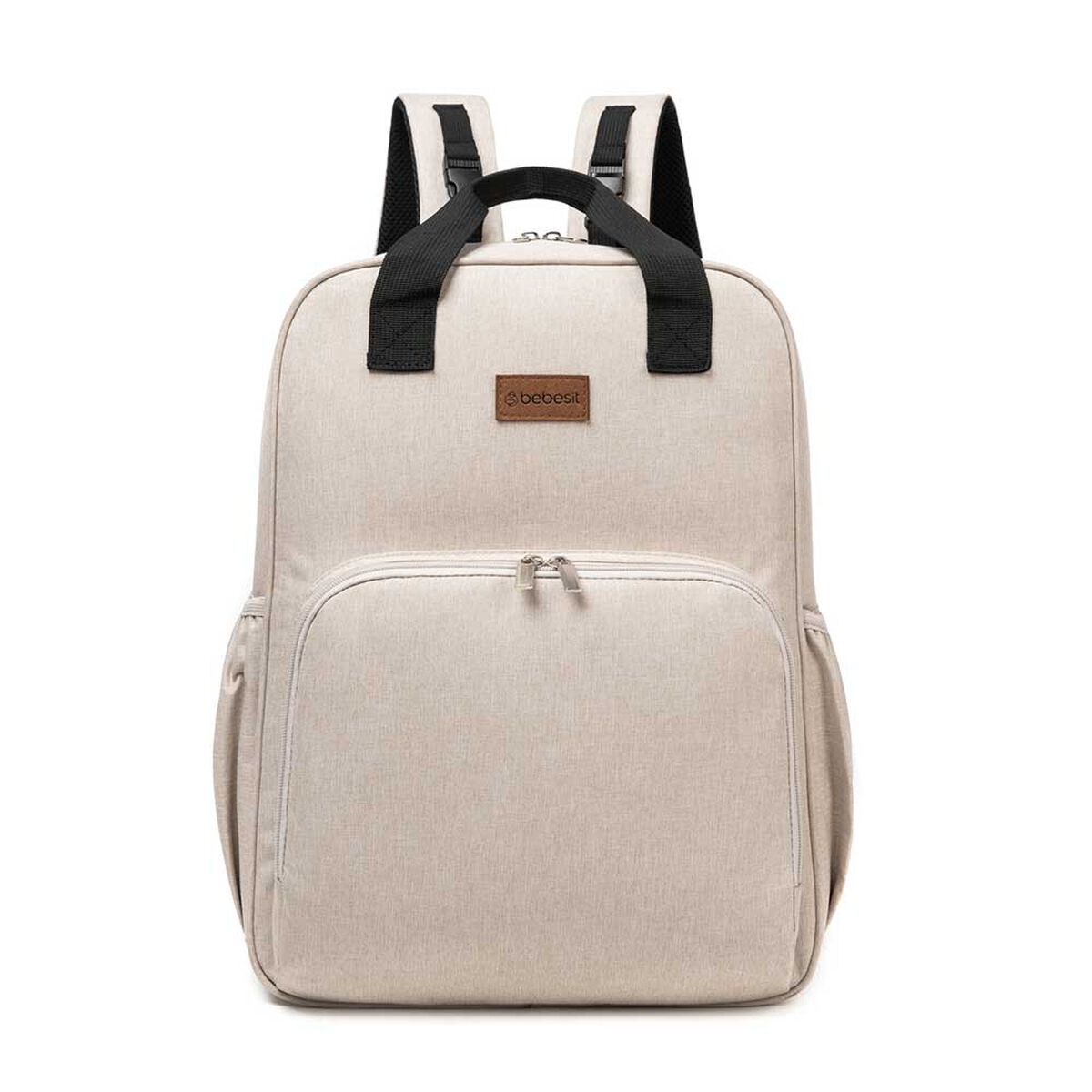 Bolso Maternal Pañalero Mudador Beige Bebesit