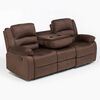 Sofá Daniels  Reclinable Dt/Vaso Micro 3 Cuerpos