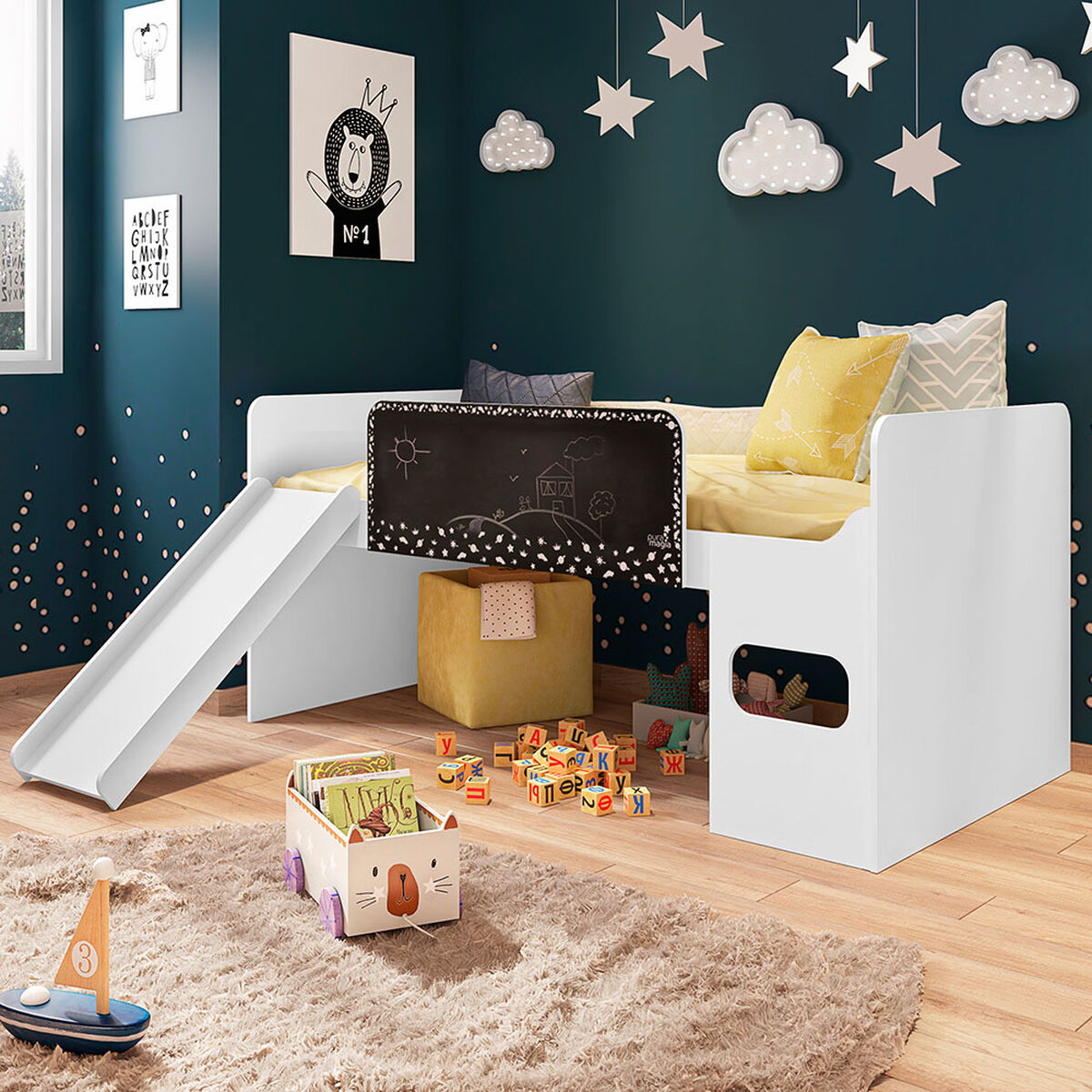 Cama Infantil Favatex Elmer 1 Plaza