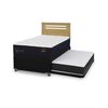 Cama Nido CIC 1,5 Plazas Premium + Respaldo Munich Mostaza