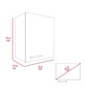 Combo Mueble Superior + Mueble Inferior TuHome Manchester Wengue
