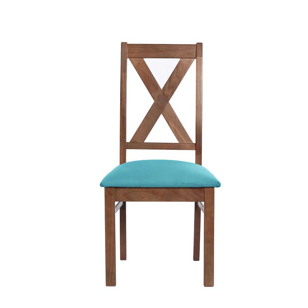 Juego de Comedor Latam Home Pamplona Oviedo 6 Sillas Cuero Beige