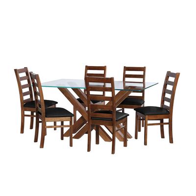Imagen 1 del producto Juego de Comedor Latam Home Merida 6 Sillas Negro