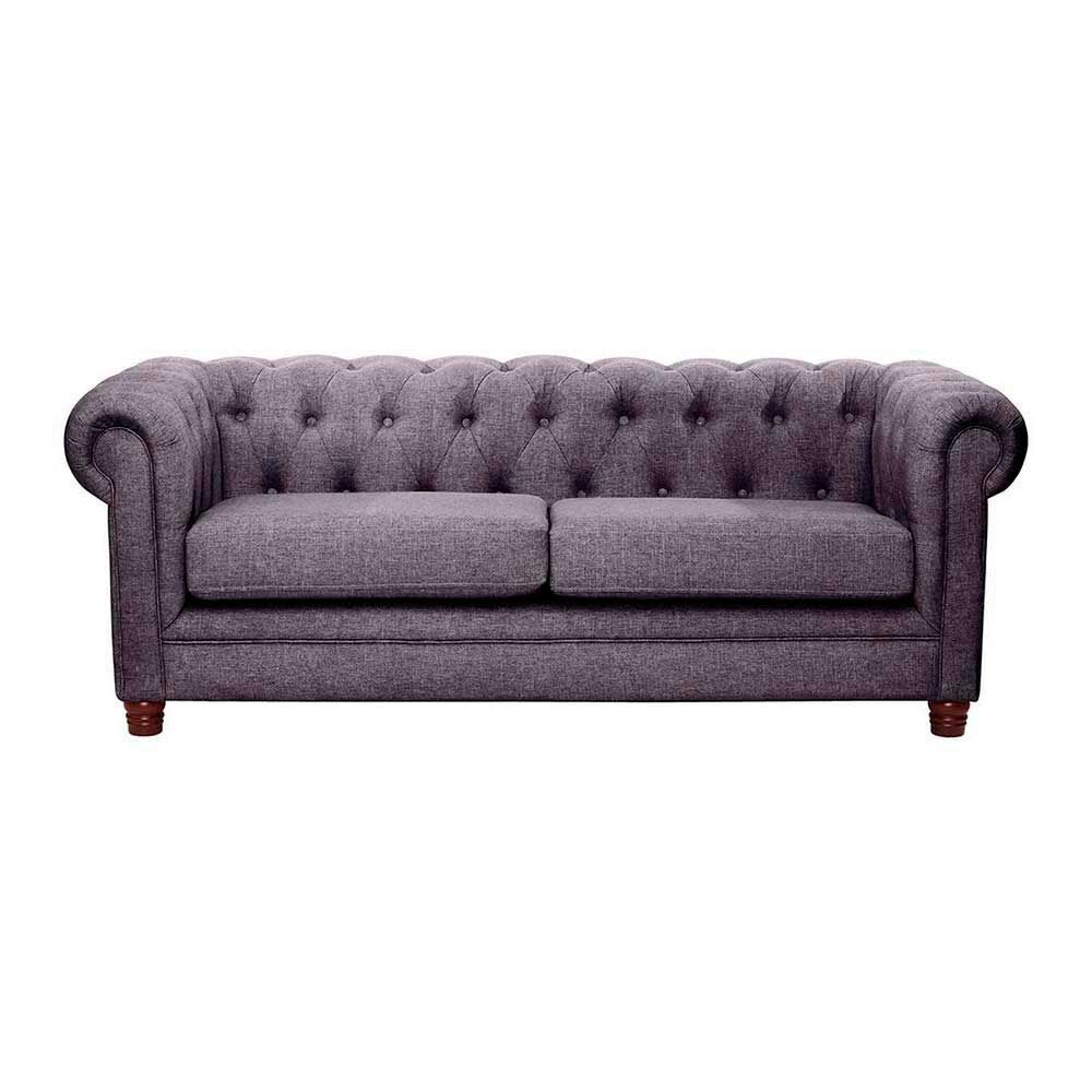 Sofá Latam Home Florencia 3 Cuerpos Gris Oscuro