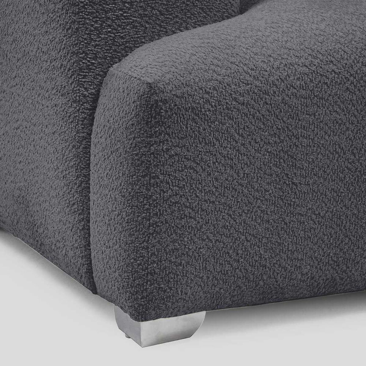 Sof&aacute; Mons Cala Boucle 2 Cuerpos Gris Medio