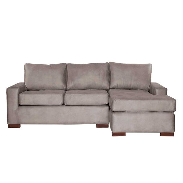 Sofá Seccional Derecho Latam Home Livorno 3 Cuerpos Gris